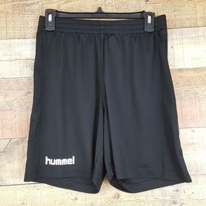 Hummel Poly Shorts Mens Size S Black EUC TH13